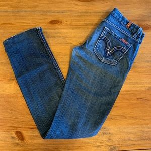 7 For All Mankind Kate Skinny Jean Embroidery 26